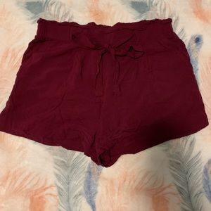 Cute Maroon Shorts
